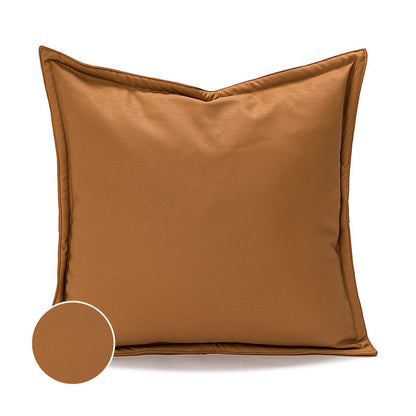 Housse de coussin marron nordique pour canapé, chambre à coucher, baie vitrée