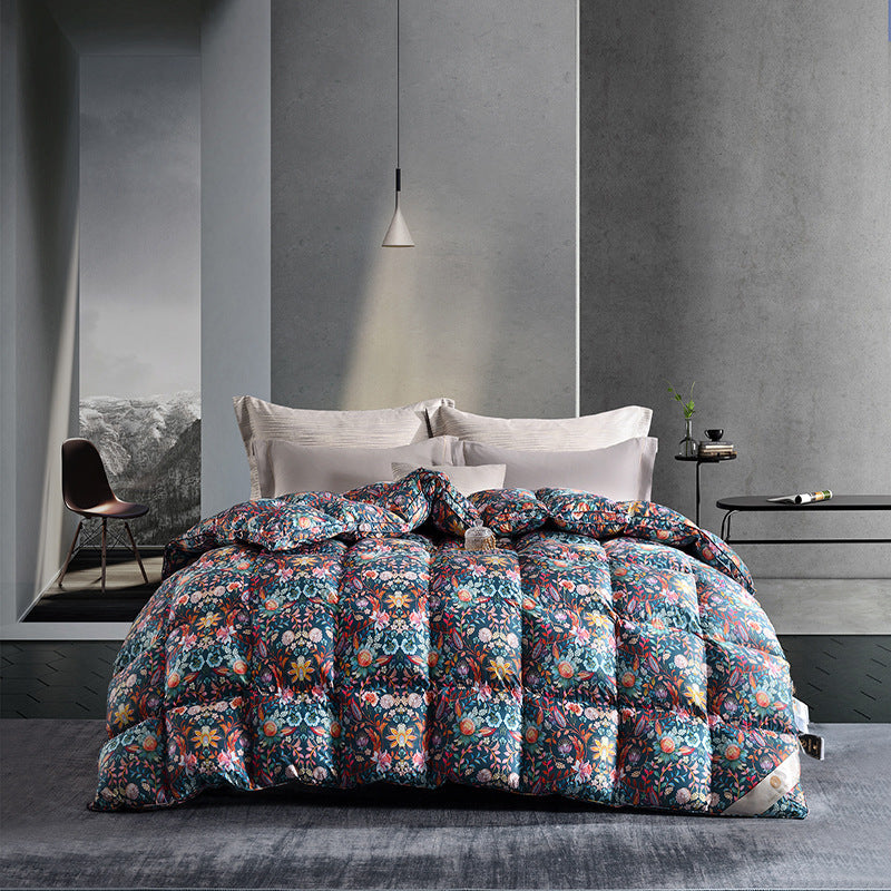 Nouvelle couette en duvet d'oie imprimée en trois dimensions pour hôtel