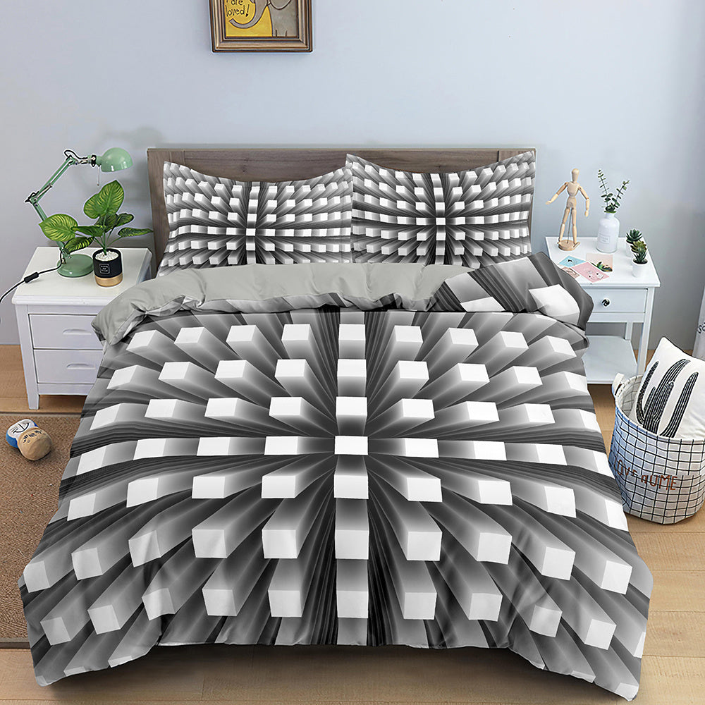 Bedding Set Of Three 3D Creative Digital Printing