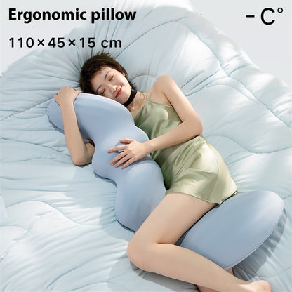 Oreiller ergonomique pour femmes enceintes qui dorment longtemps et soutiennent les jambes