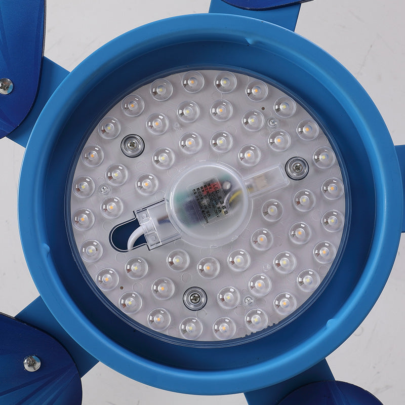 Chandelier With Remote Led Invisible Electric Fan