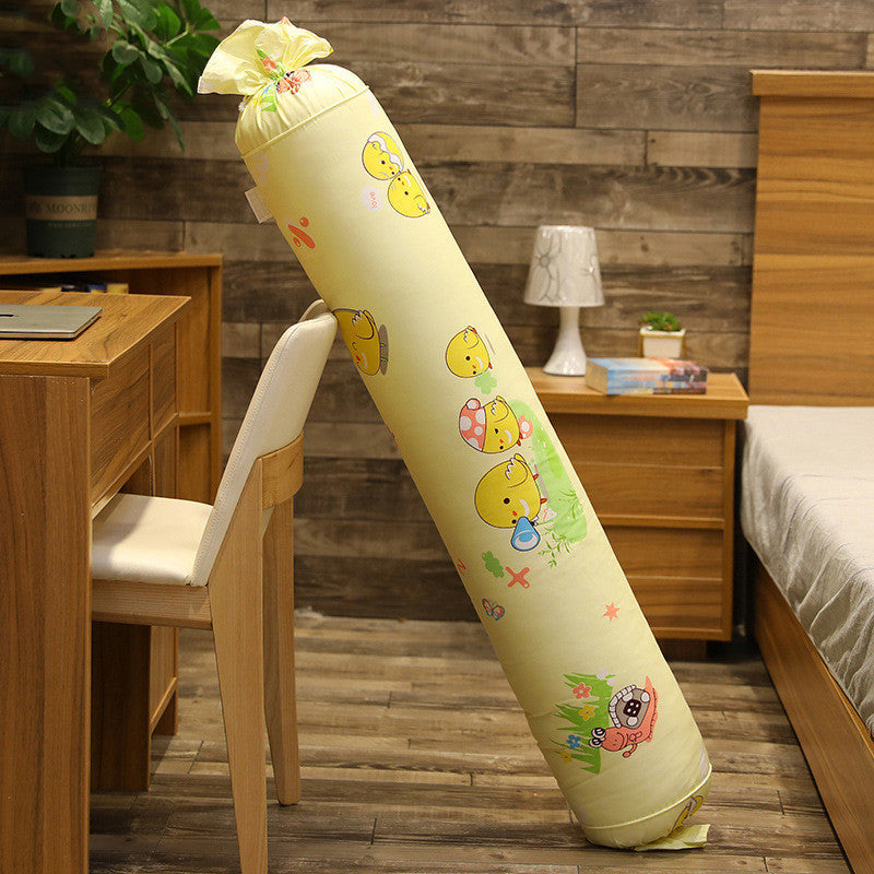 Cartoon Side Sleeping Long Bed With Pillow