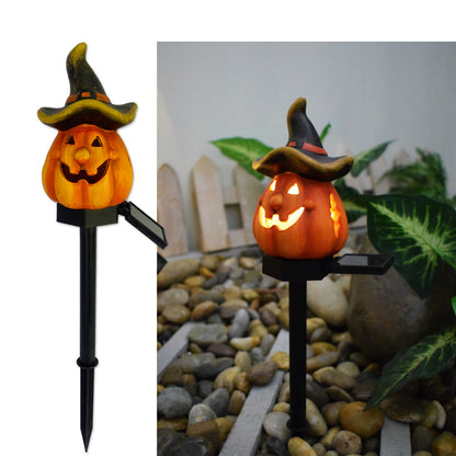 Solar Halloween Outdoor Creative Atmosphere Pumpkin Lamp