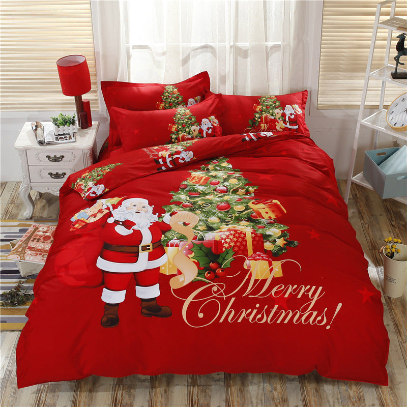 Three or four sets of cotton 3D Christmas