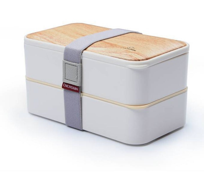 Japanese double-layer bento box