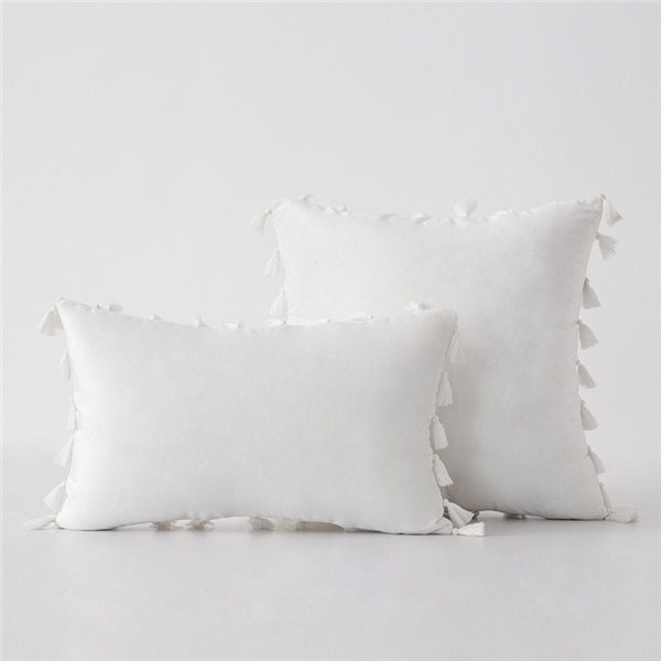 Velvet sofa pillowcase