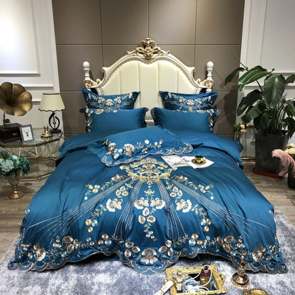 High-end Palace Style Embroidery Long-staple Cotton Bedding