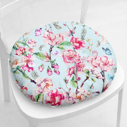 Flower Flower 213 Thick Flannel Chair Cushion