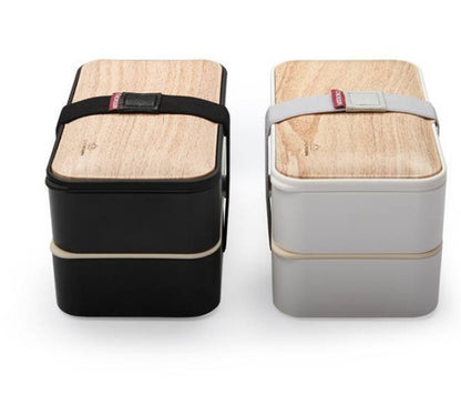 Japanese double-layer bento box