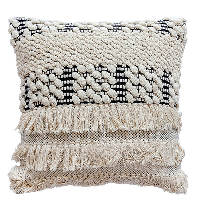 European Style Woven Home Plain Pillow Sofa Cushion