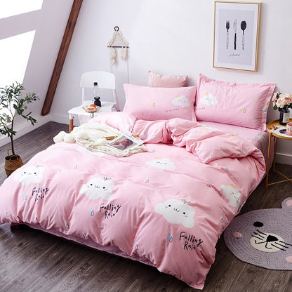 Four-piece cartoon bed