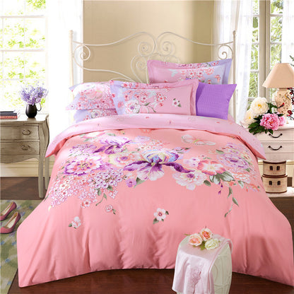 Four-piece cotton bed