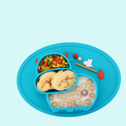 Silicone tray card for children