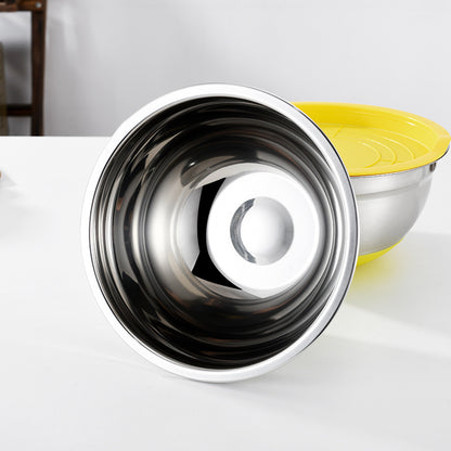 Stainless Steel Non-Magnetic Salad Bowl Thickened