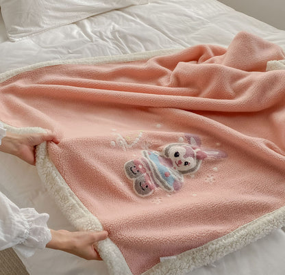 Children's Double-Sided Lamb Velvet Blanket Blanket Cover Blanket Quilt