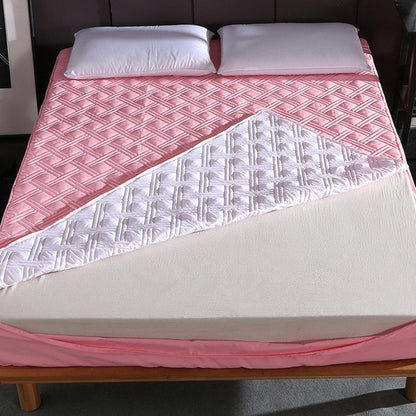 Solid color zipper bedspread