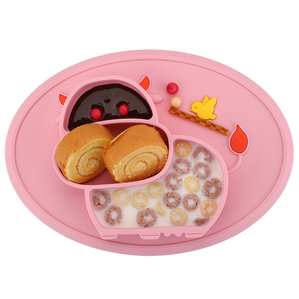 Silicone tray card for children