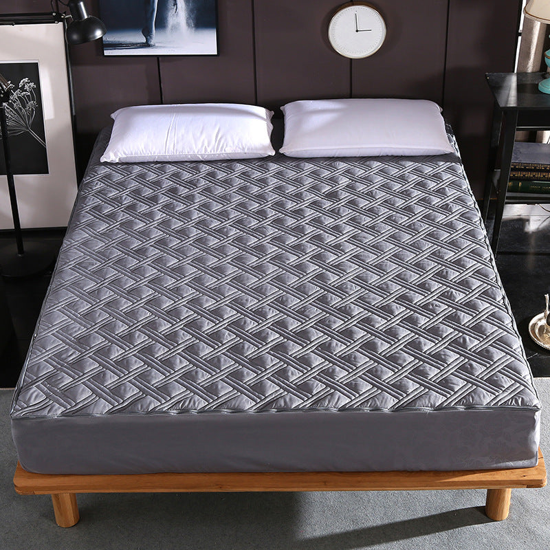 Solid color zipper bedspread