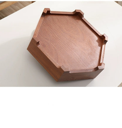 Caja de dulces de Año Nuevo chino de madera maciza para sala de estar de estilo chino seca