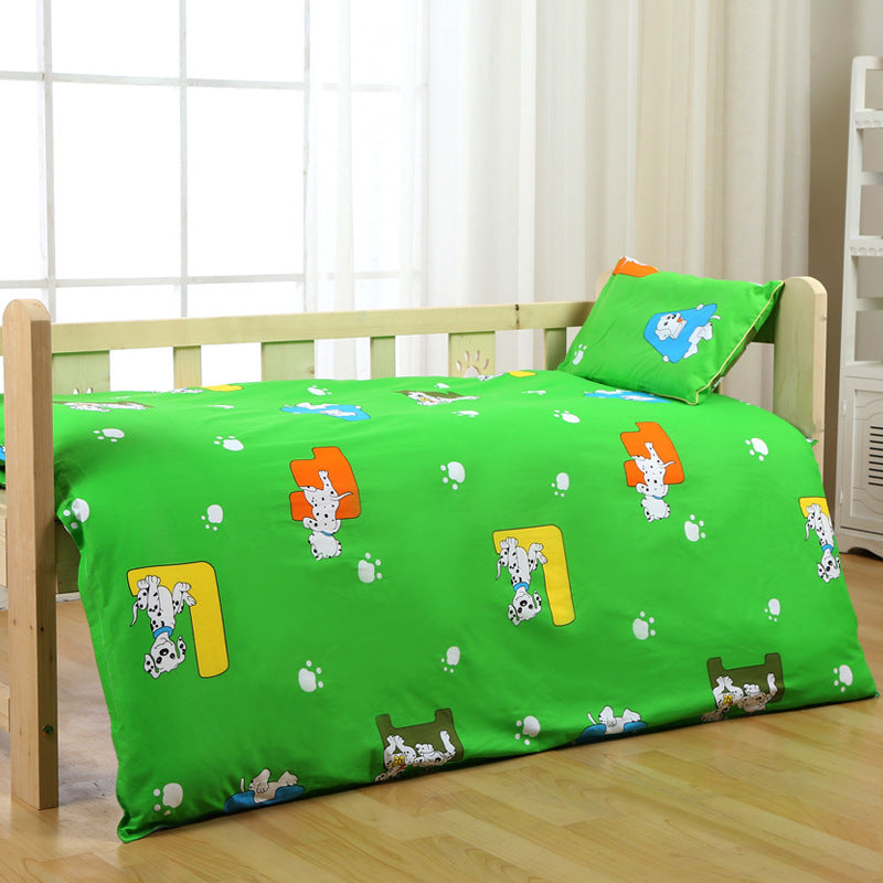 Three-piece set of kindergarten bed