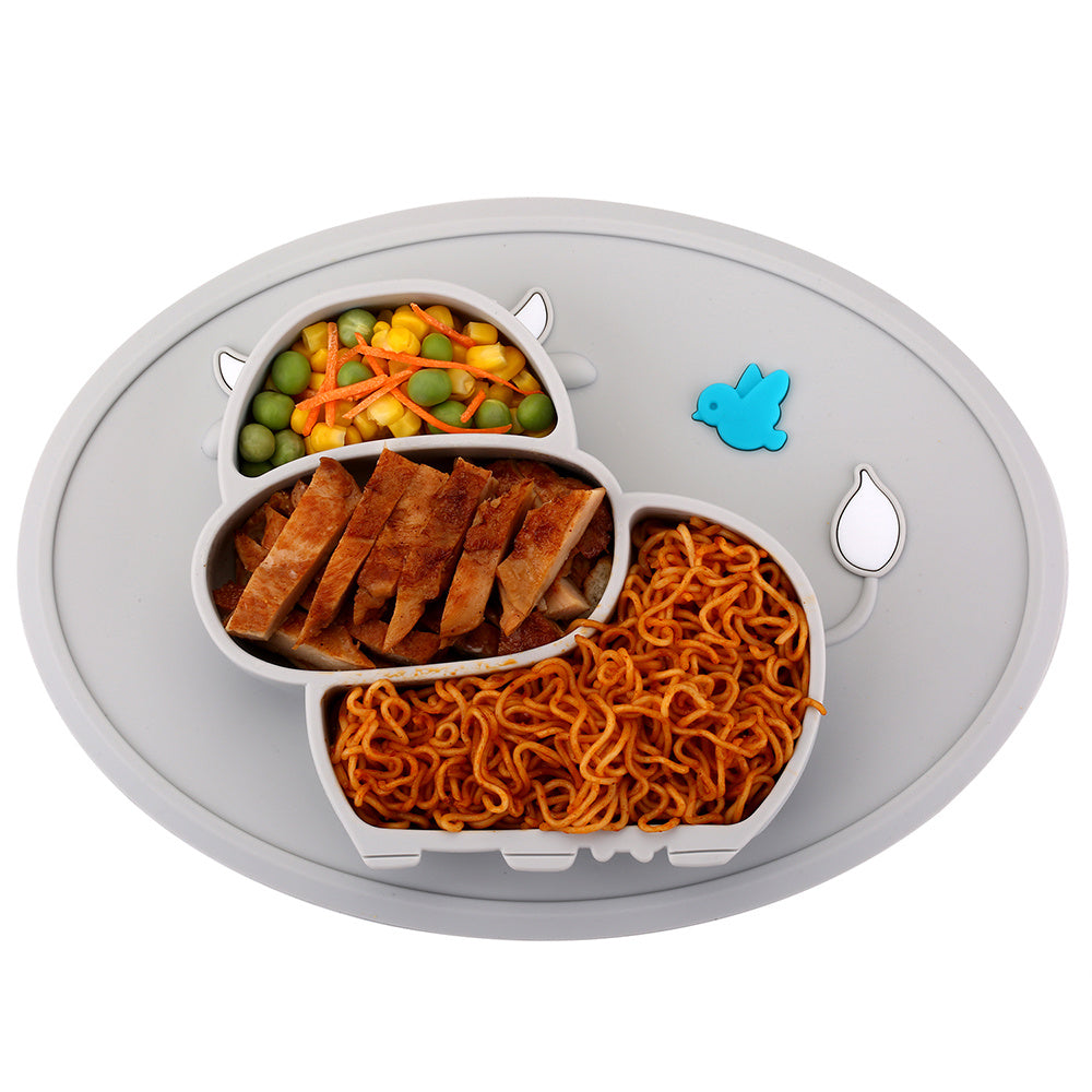 Silicone tray card for children