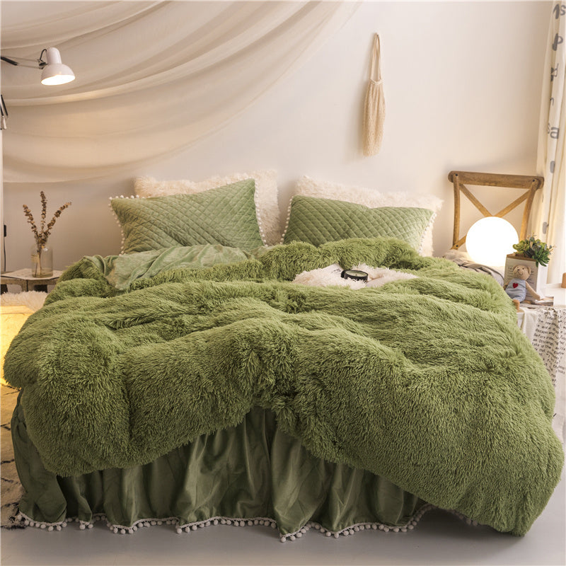 Korean mink velvet warm bedding