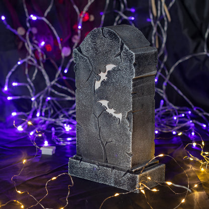 Halloween Decoration Luminous Sound Tombstone Light Layout Decoration Ornaments