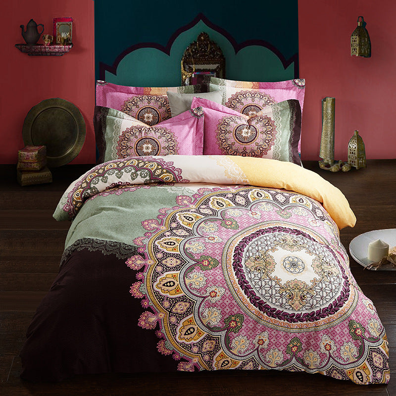 Four-piece cotton bed