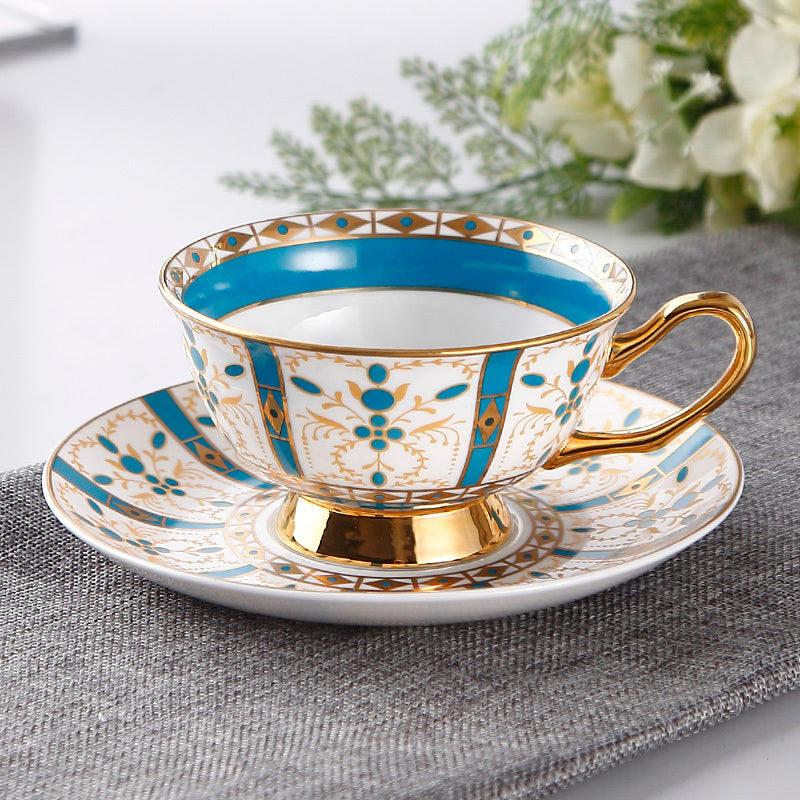 European Style Coffee Set Bone China English Afternoon Tea Cup Set Tea