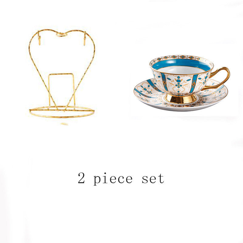 European Style Coffee Set Bone China English Afternoon Tea Cup Set Tea