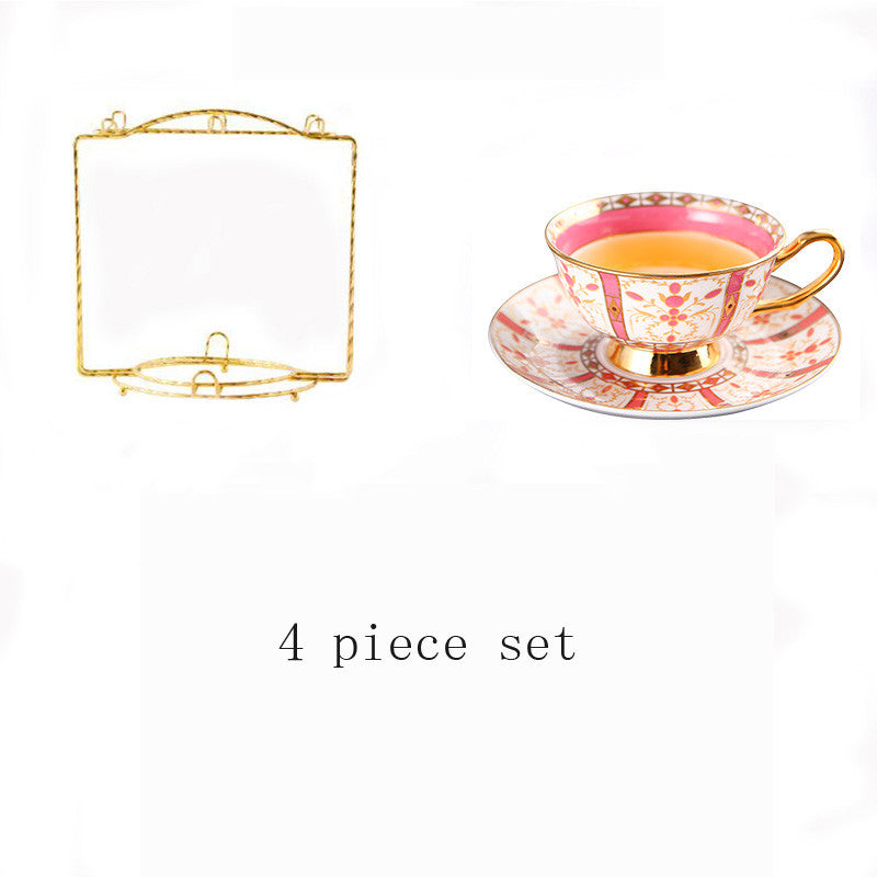 European Style Coffee Set Bone China English Afternoon Tea Cup Set Tea