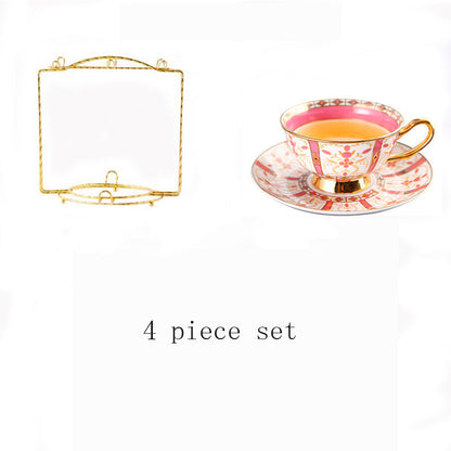 European Style Coffee Set Bone China English Afternoon Tea Cup Set Tea