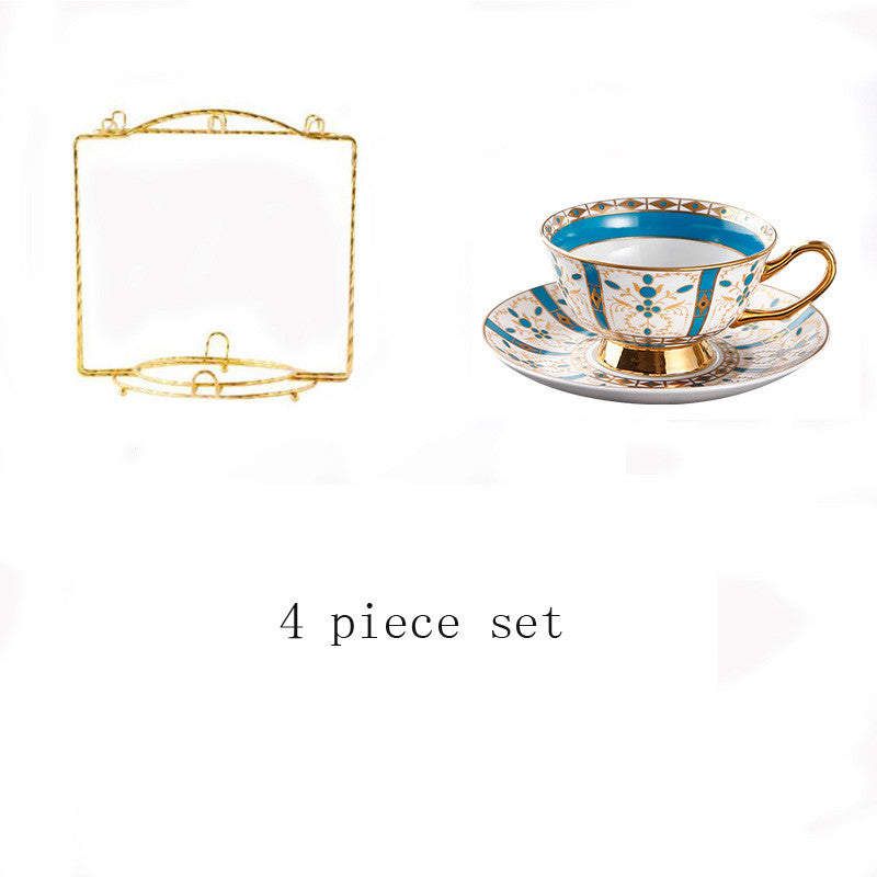 European Style Coffee Set Bone China English Afternoon Tea Cup Set Tea