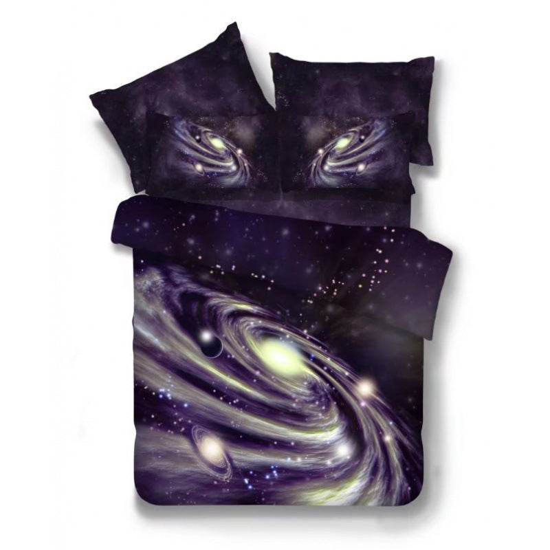 3D Print Bed Sheets Set Duvet Quilt Cover Sets Bed 4 Piece