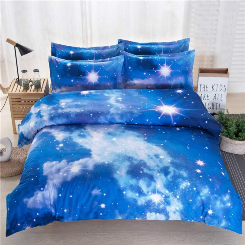 3D Print Bed Sheets Set Duvet Quilt Cover Sets Bed 4 Piece