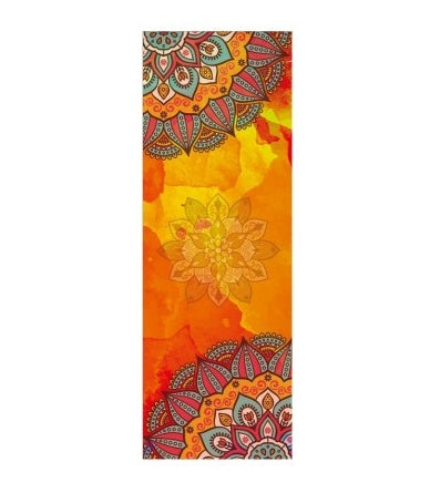 Serviette de yoga à imprimé de jolis motifs, nouvelle couverture de gymnastique portable antidérapante, tapis de yoga, serviette de Pilates, housse de tapis de yoga