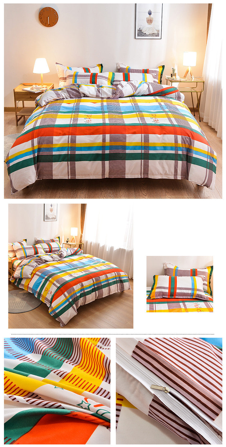 Dormitory Cover Three-Piece Bedding 4