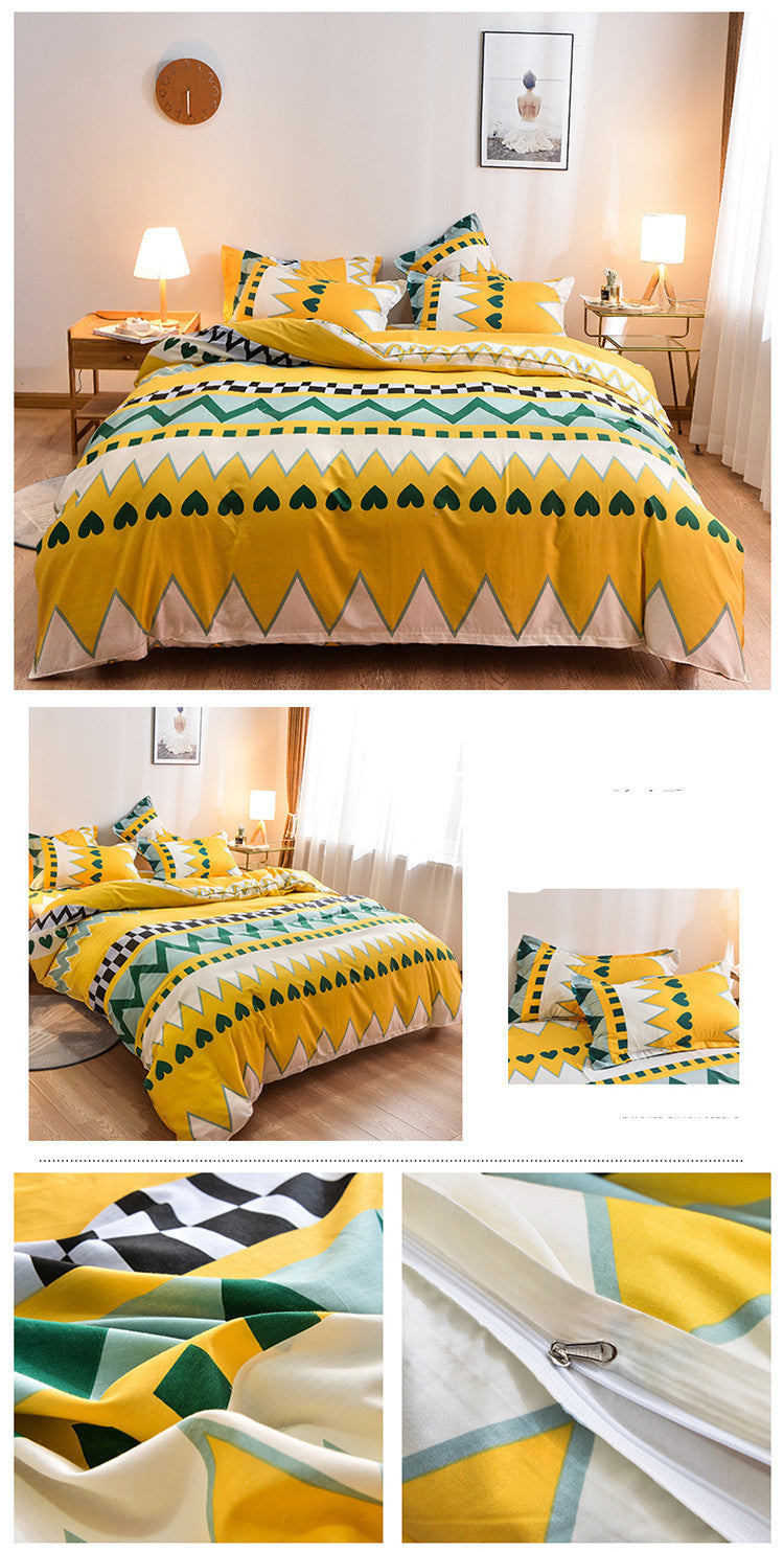 Dormitory Cover Three-Piece Bedding 4