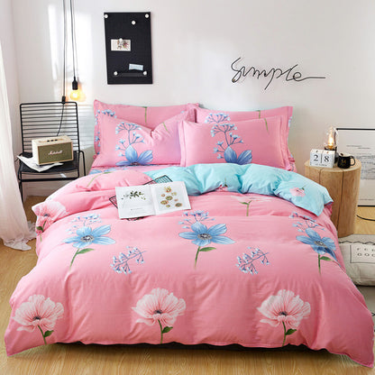 Three or Four-piece Cotton Twill Bedding for Students