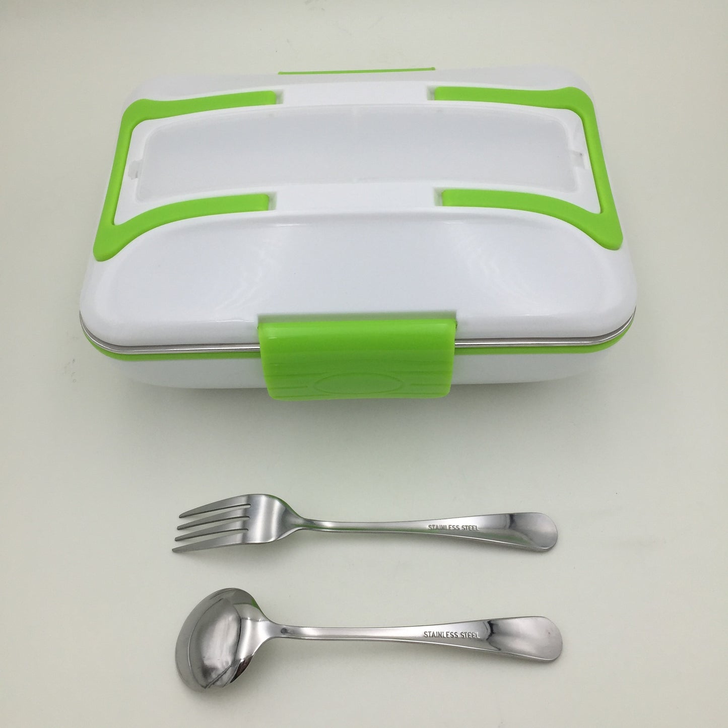 Stainless Steel With Spoon, Chopsticks, Knife And Fork Electric Heat Preservation Lunch Box