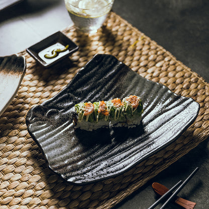 Assiette à sushis Assiette plate Assiette créative pour la maison