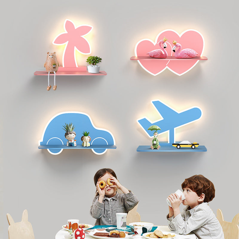 Children's Room Wall Lamp Simple And Modern Led Bedroom Lamp Creative Cartoon Boy Girl Warm Bedside Lamp