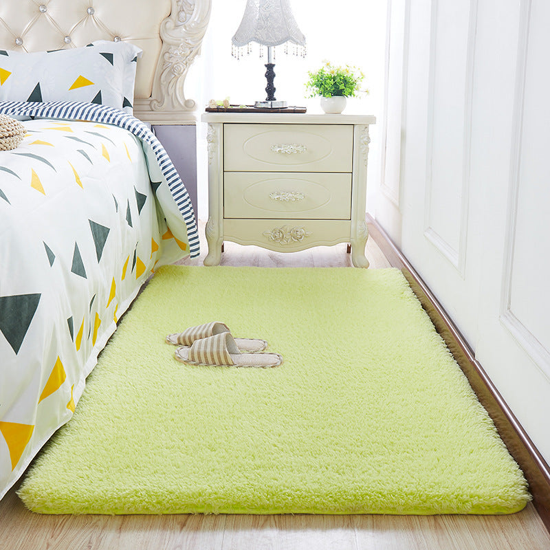 Wool Velvet Small Carpet Bedroom Full Of Floor Mats In Front Of The Bed