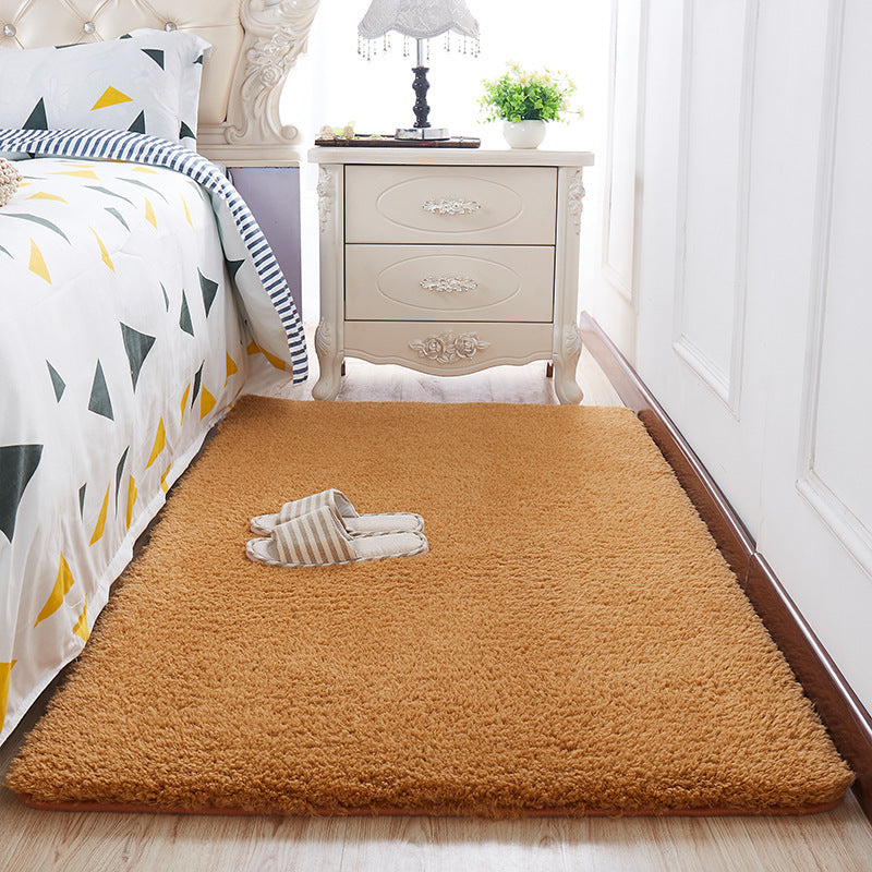 Wool Velvet Small Carpet Bedroom Full Of Floor Mats In Front Of The Bed