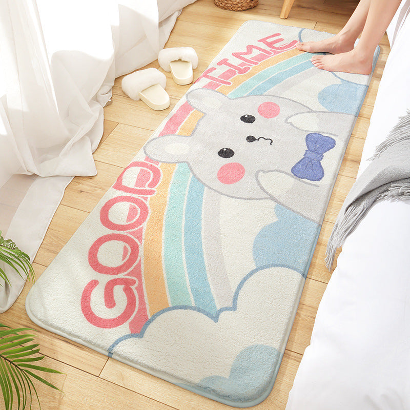 Tapis de chevet à dessin animé pour la maison