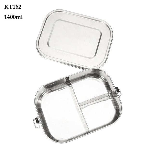 G.a HOMEFAVOR Custom Lunch Box For Kids Food Container Bento Box 304 Top Grade Stainless Steel Storage Thermal Metal Box Stock