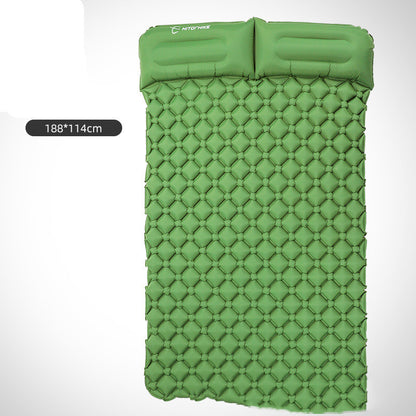 Coussin de camping portable double pour pause déjeuner, épais et résistant à l'humidité