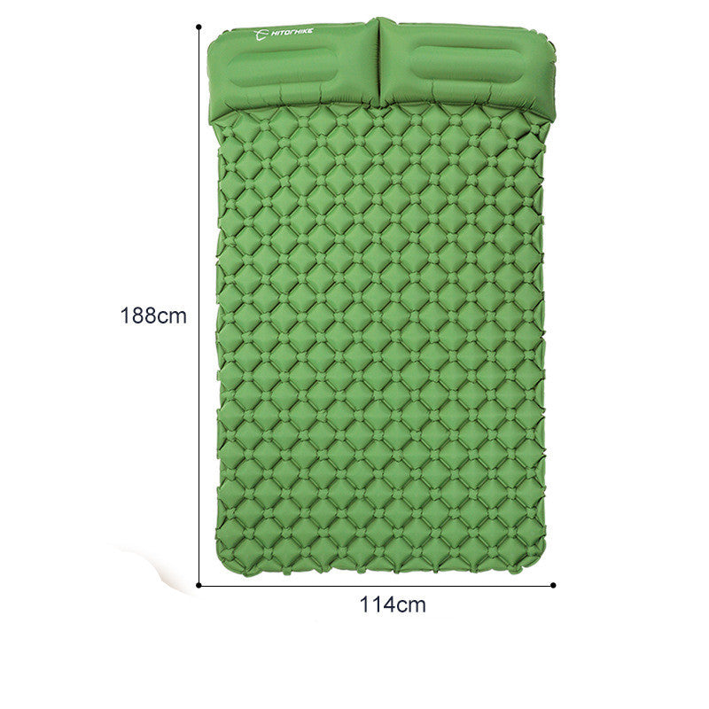 Coussin de camping portable double pour pause déjeuner, épais et résistant à l'humidité