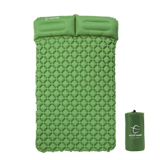 Coussin de camping portable double pour pause déjeuner, épais et résistant à l'humidité