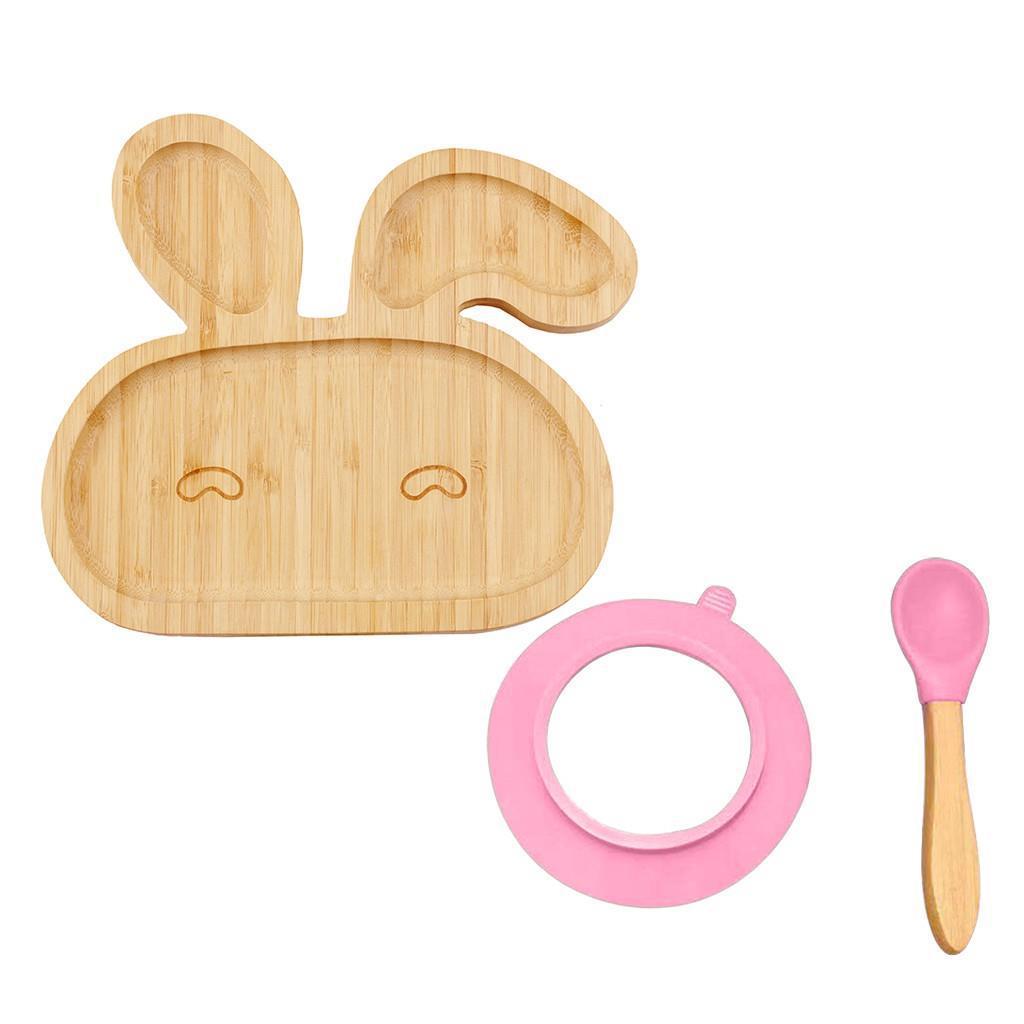 Baby Toddler Bamboo Bowl   Spoon Feeding Cutlery Set Ca